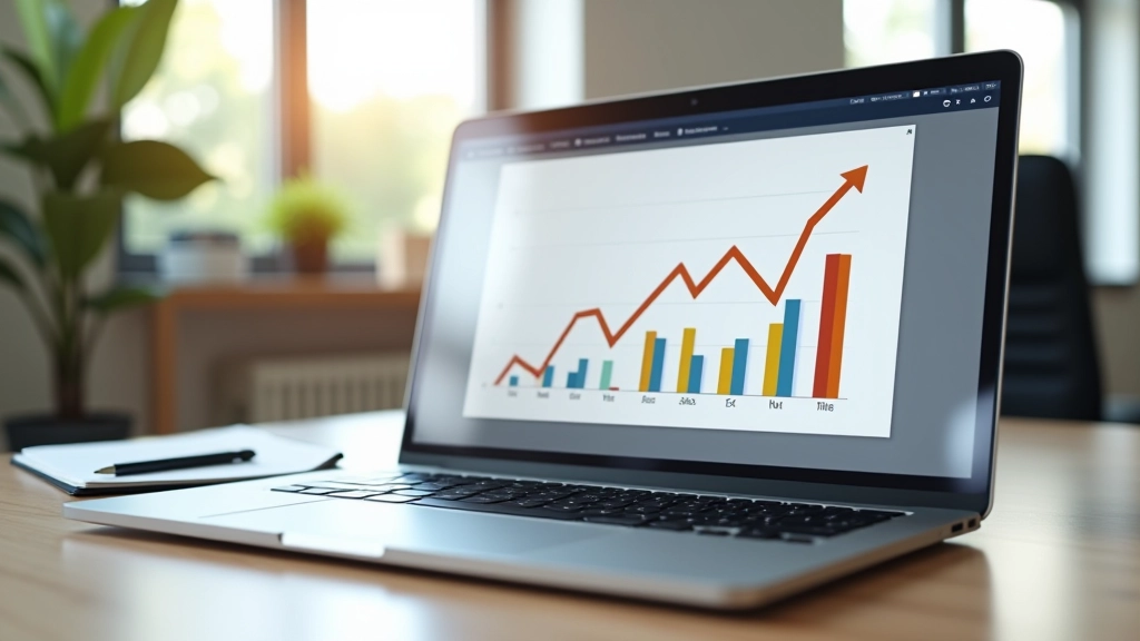 Graphique de reprise financière montrant une flèche ascendante, représentant la récupération progressive