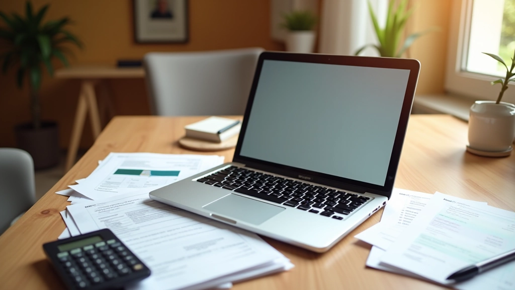 Ordinateur portable affichant des options de financement et des ressources d'aide financière